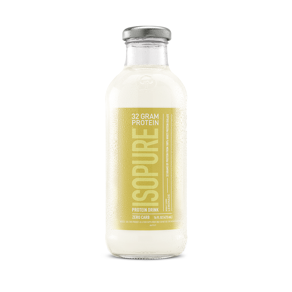 Isopure Zero Carb 32g, Lemonade, 16oz
