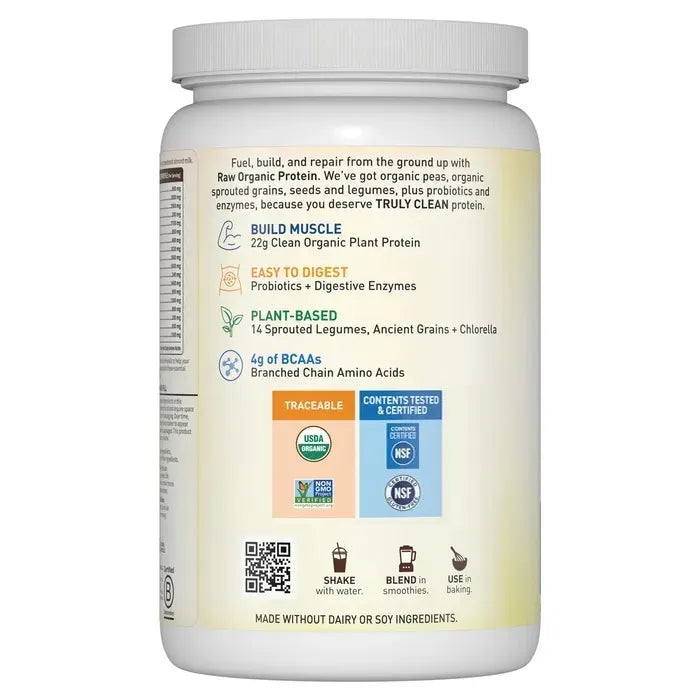 Chocolate proteico orgánico crudo