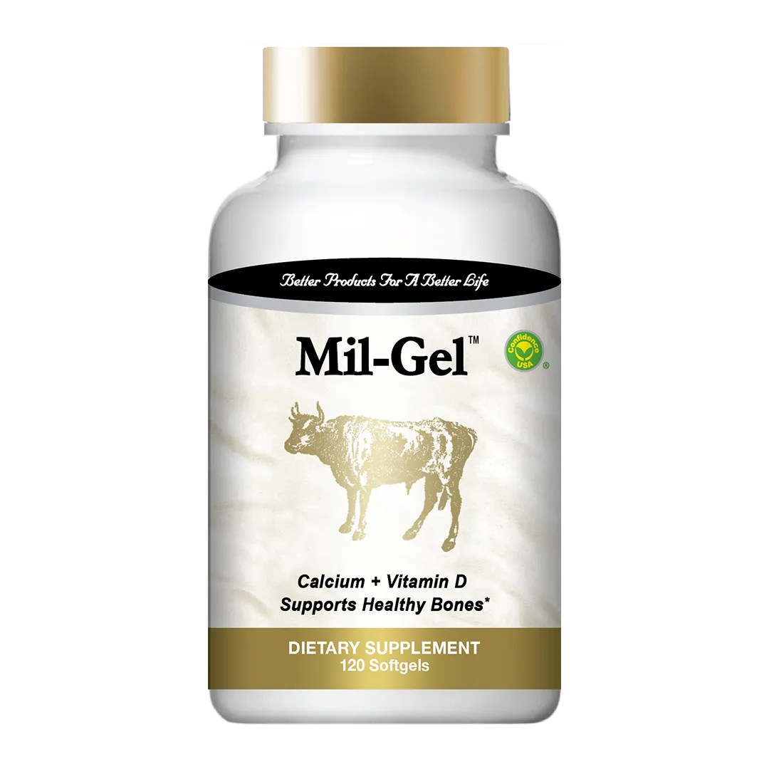 Confidence USA Mil-Gel Calcium + Vitamin D 120Softgels
