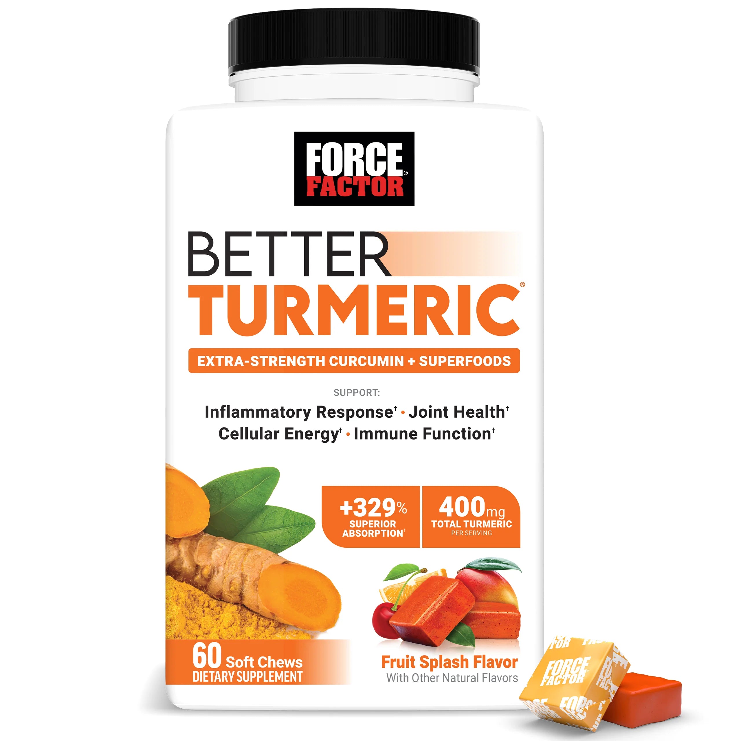 Better Turmeric Soft Chews Fruit Splash