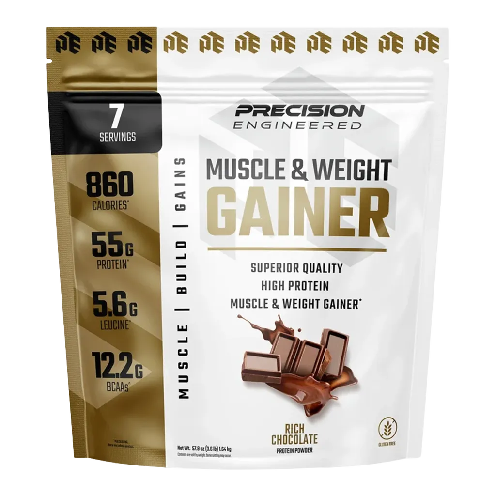 Muscle & Weight Gainer Rich Chocolate, Muscle Building, 3.6lbs - 7 Servings
