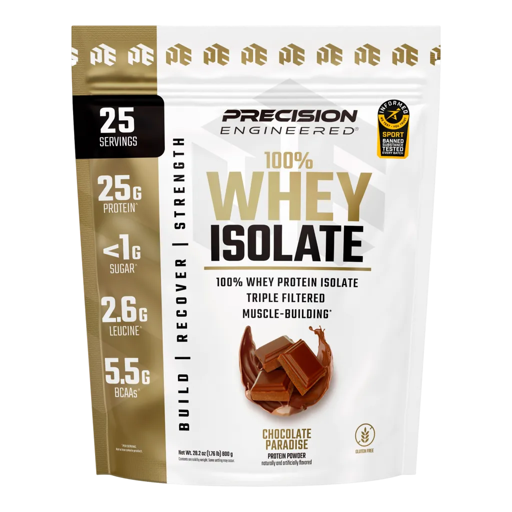  Whey Protein Isolate Powder Choc 1.76lbs - 25 Servings