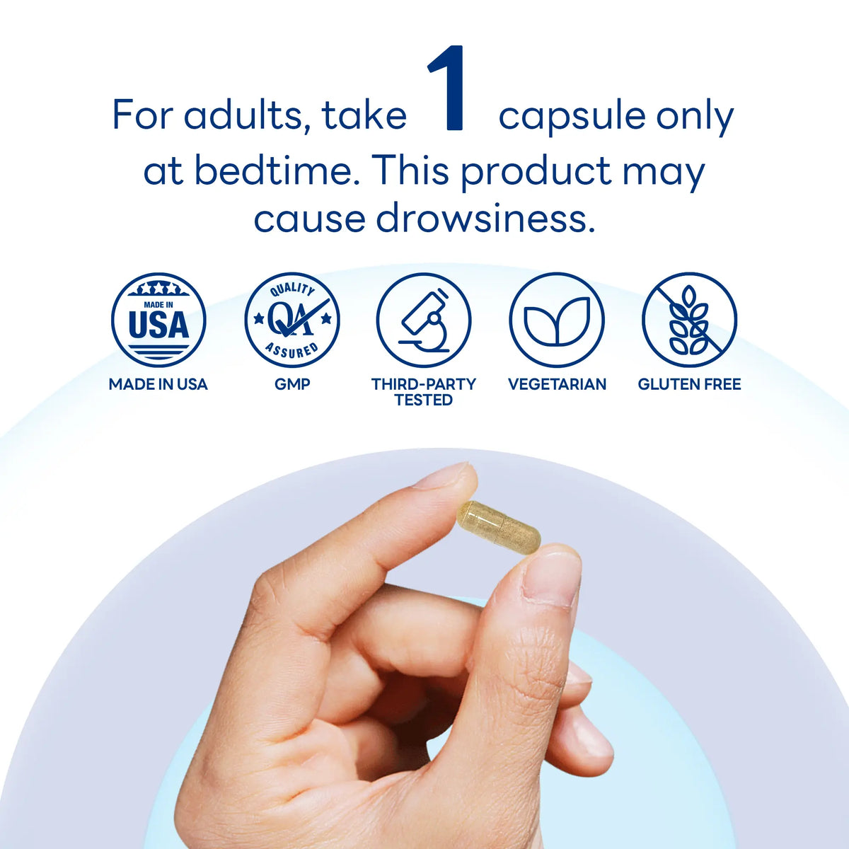 Advanced Sleep Complex with Melatonin, Sleep Support, 100 Vegetarian Capsules