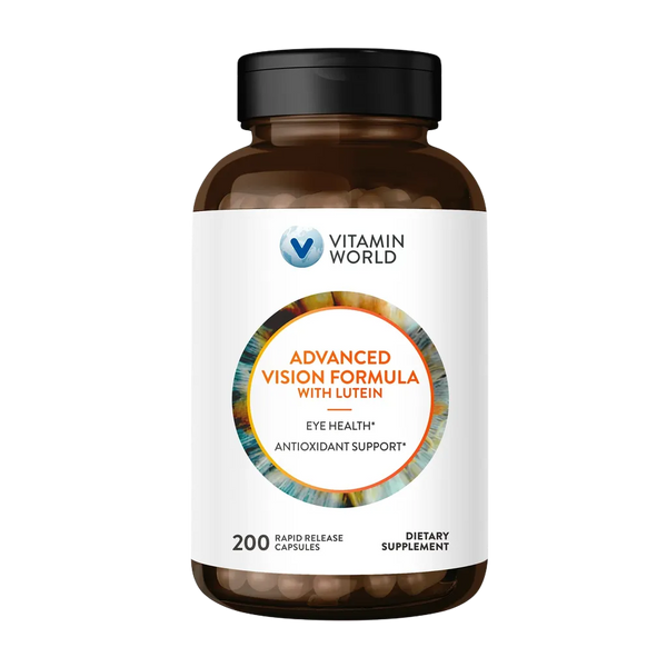 Advanced Vision Formula with Lutein 200ct - Eye Health, Antioxidant Support