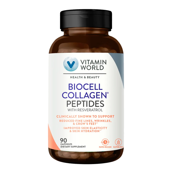 BioCell Collagen® Peptides with Resveratrol - 90 Capsules