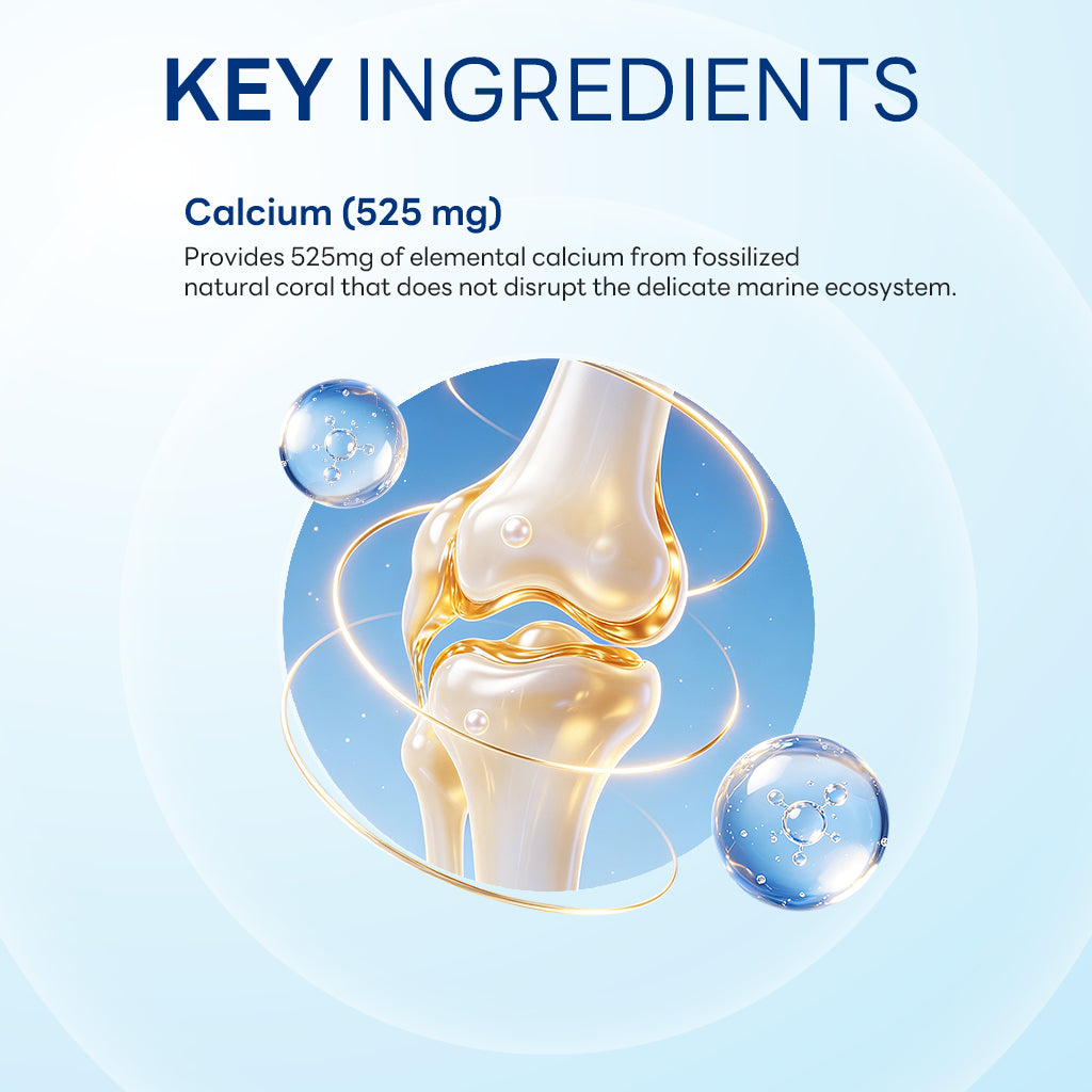 Coral Calcium 1,500 mg, Bone Health Support, 120 Capsules