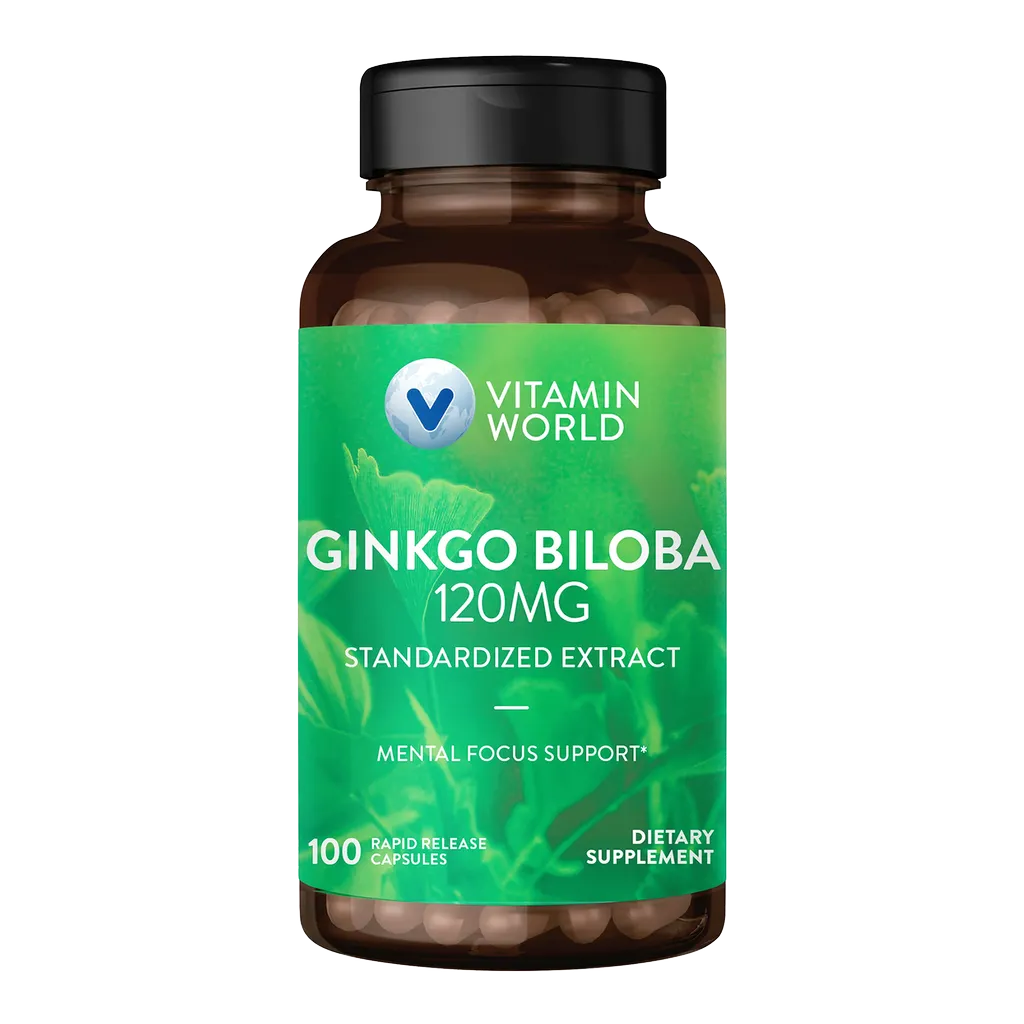 Gingko Biloba 120mg Capsule | 100ct