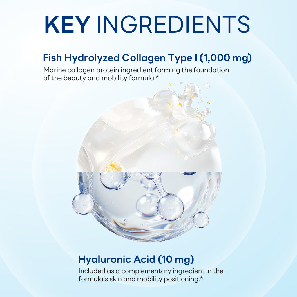 Hydrolyzed Marine Collagen Peptides 1,000 mg with Hyaluronic Acid, Hair, Skin & Nail Support, 120 Vegetarian Capsules