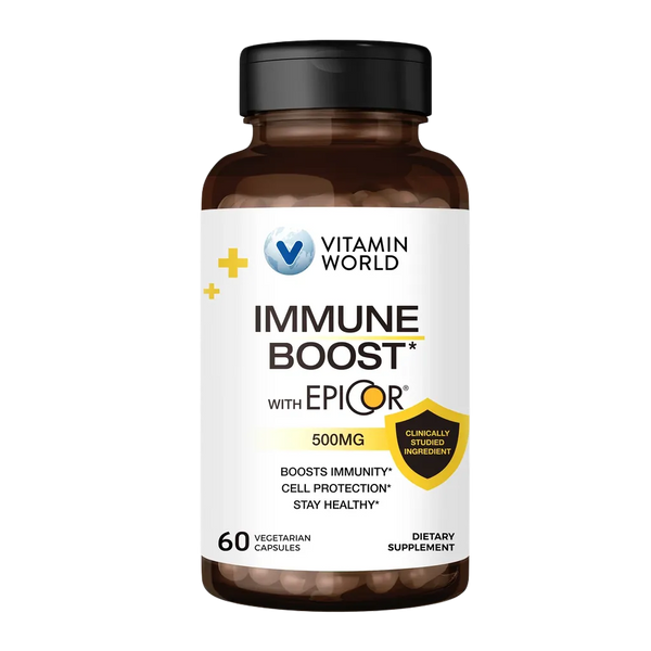 Immune Boost with EpiCor 500mg - 60 Capsules - Boosts Immunity, Cell Protection, Stay Healthy