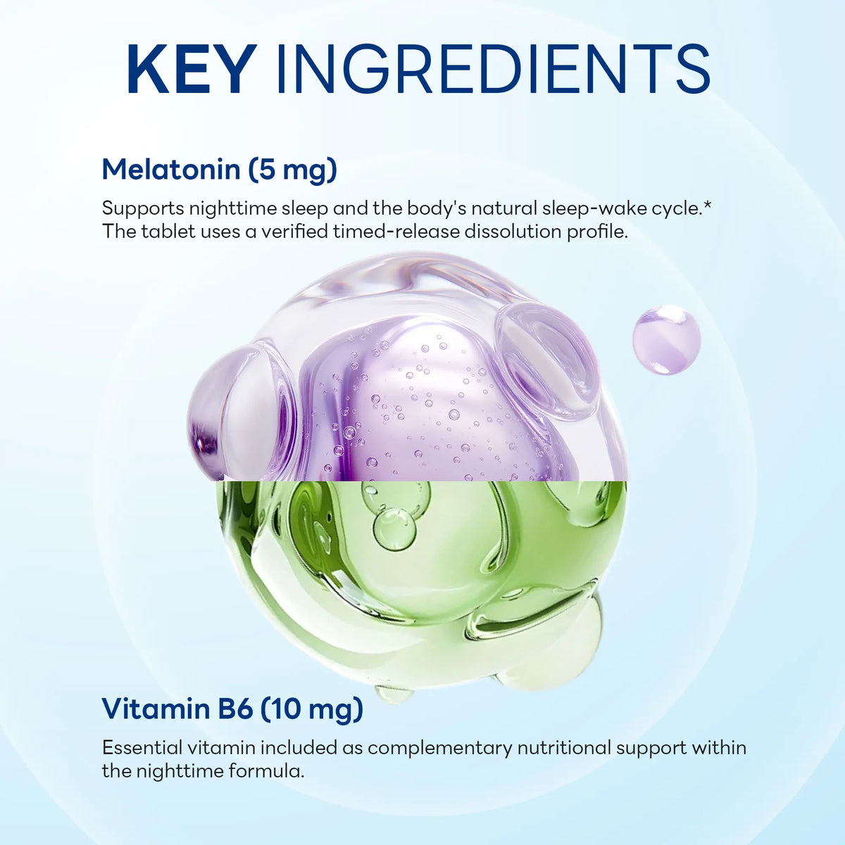 Melatonin 5 mg Timed Release, Sleep Support, 300 Tablets