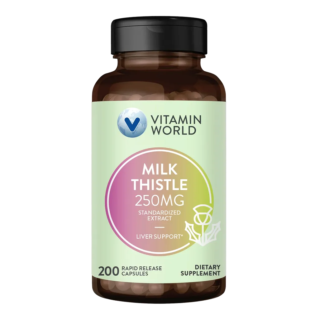 Milk Thistle for Liver Support - 100 Capsules 