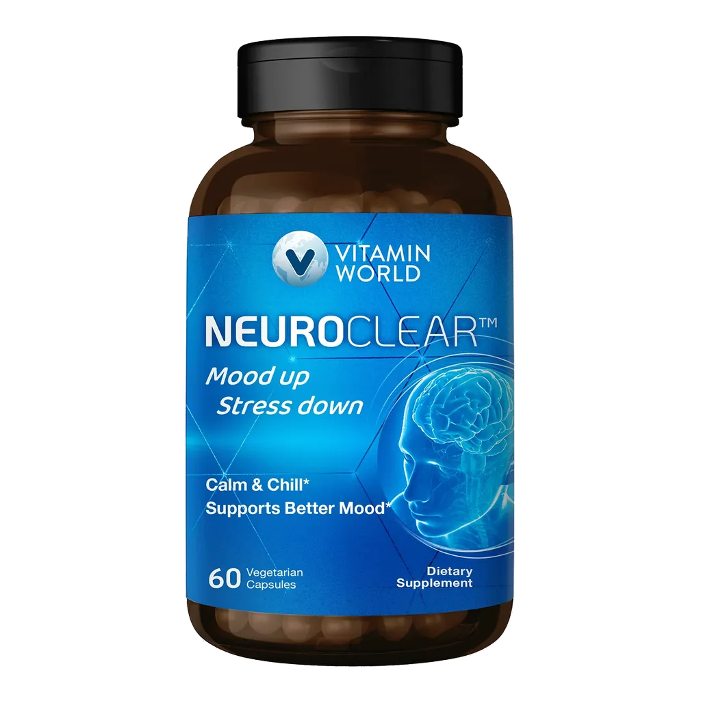 NEUROCLEAR Mood up Stress down | Vitamin World | Capsule | 60ct