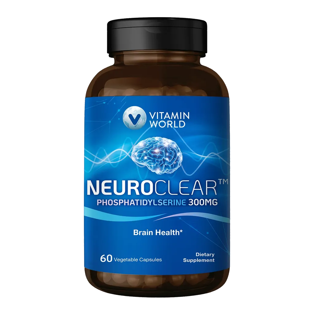 NeuroClear™ Phosphatidylserine Capsule 300MG - 60 Capsules - For Brain Health