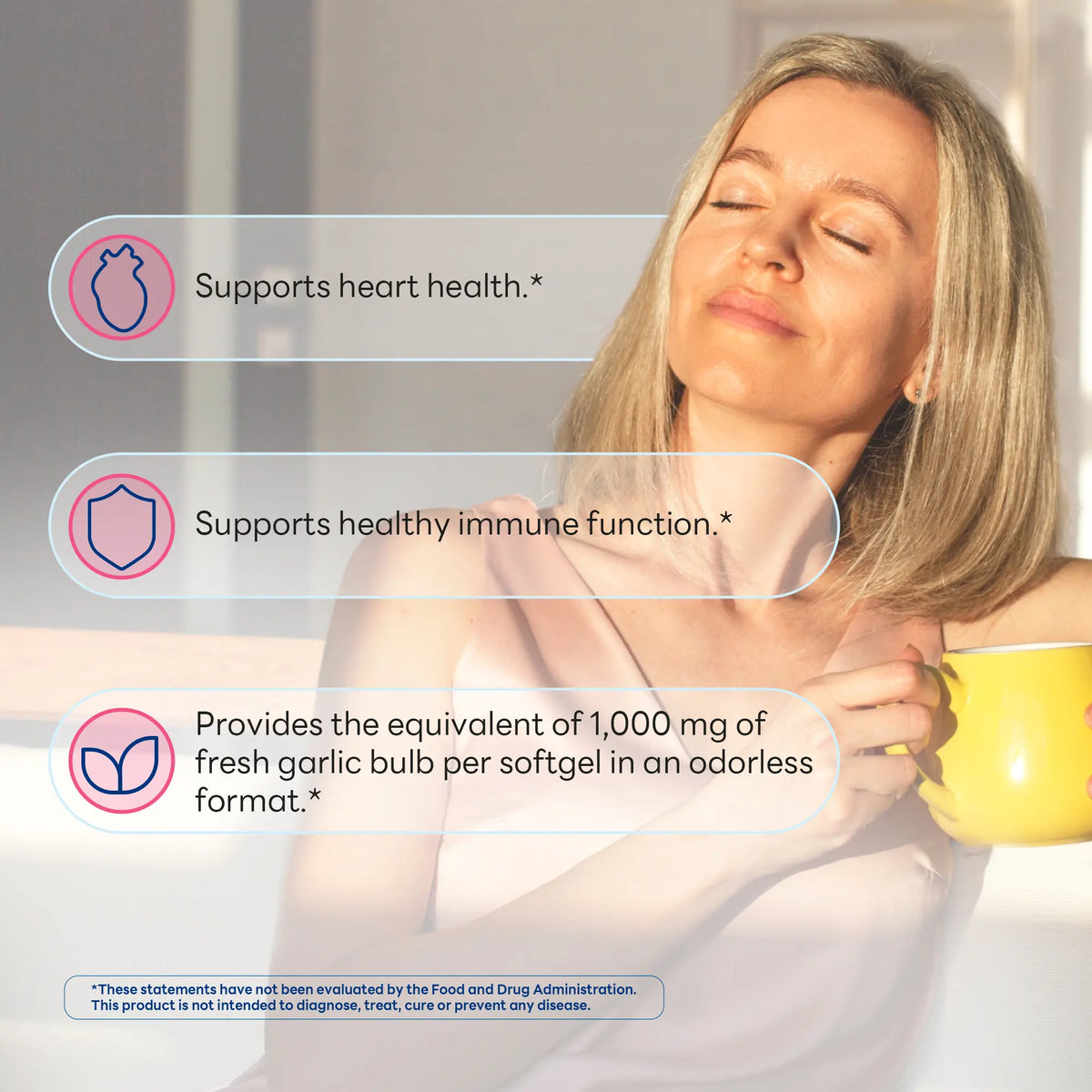 Odorless Garlic 1,000 mg, Heart & Immune Support, 100 Softgels