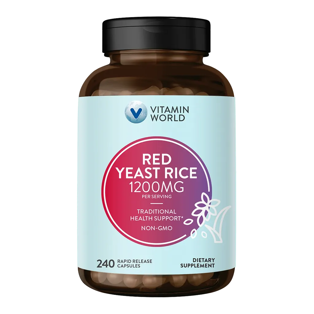 Red Yeast Rice 1200mg  Capsule | 240ct
