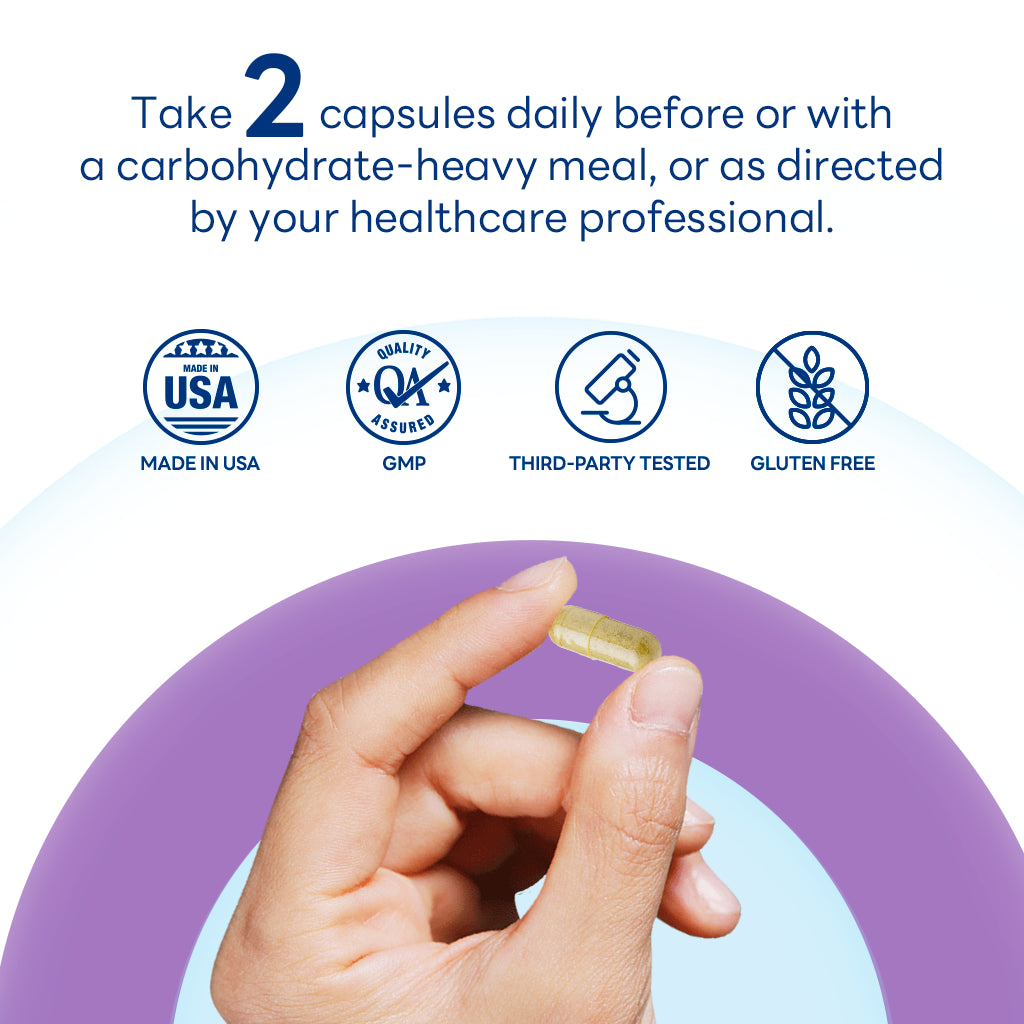 Reducoslim™ with Reducose, Blood Sugar & Metabolic GLP-1 Support, 60 Vegetarian Capsules