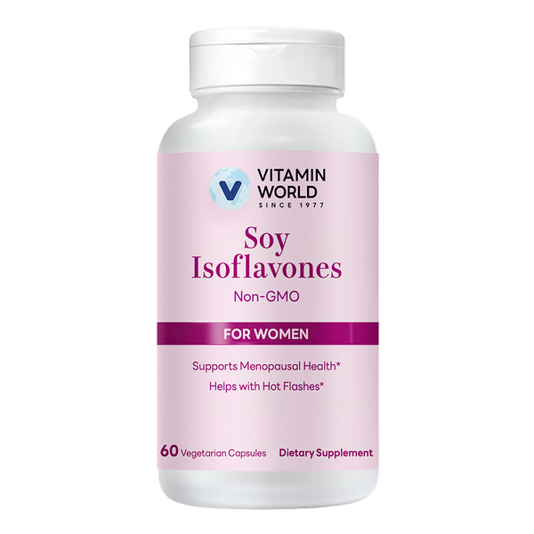 Soy Isoflavones 60ct - Supports Menopausal Health, Non-GMO