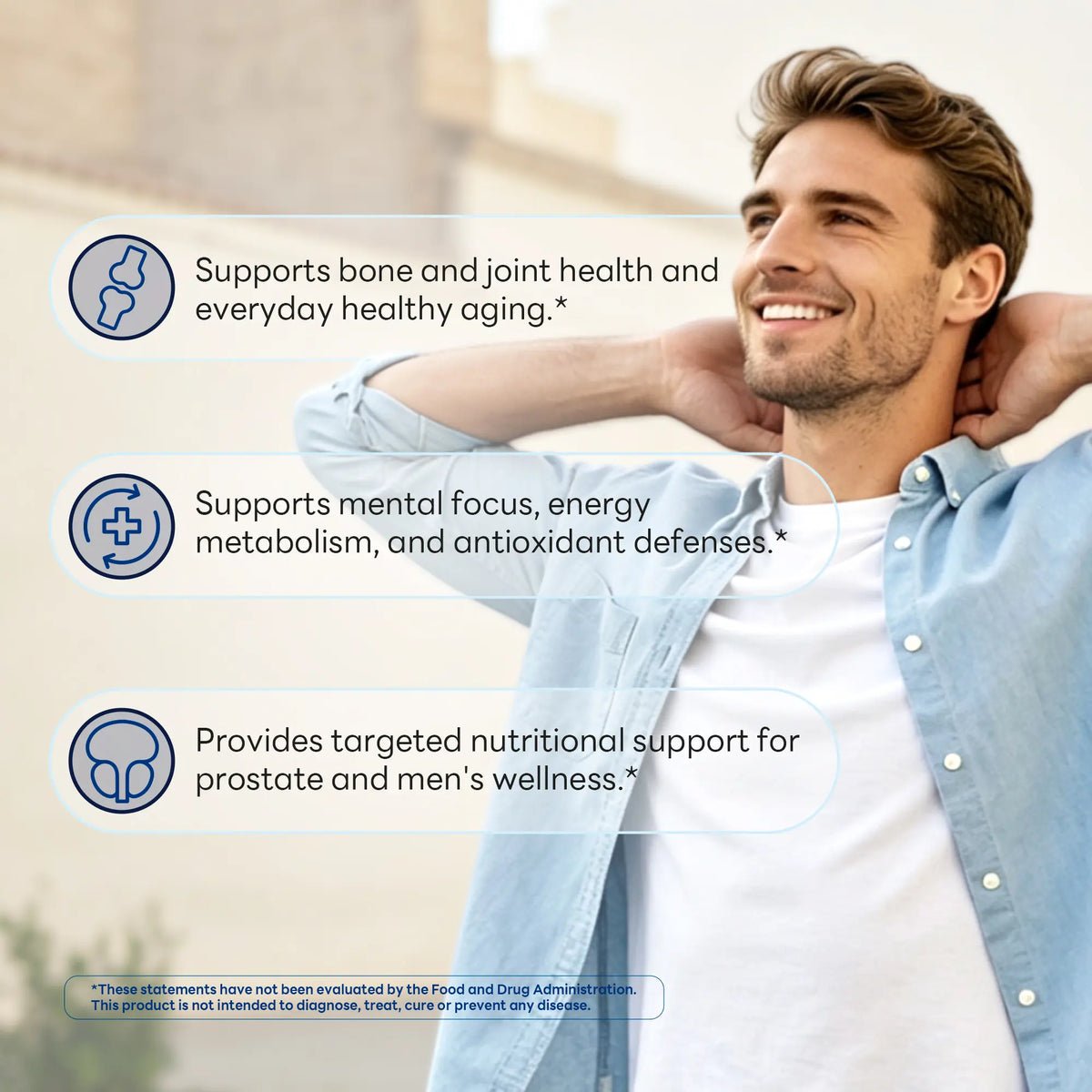 Ultra 360 Multivitamin for Men 50+ with Minerals & Herbs, Vitality & Energy Support Caplets