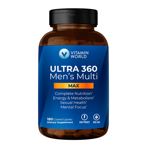 ULTRA 360 Men's Max Multivitamin - 180 Caplets