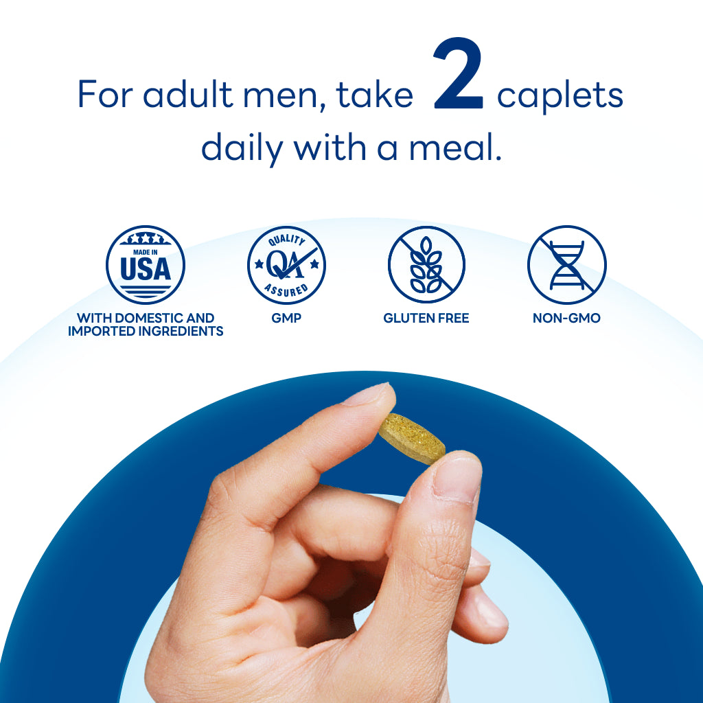 Ultra 360 Men’s Max Multivitamin with Herbs, Energy & Antioxidant Support, 180 Caplets