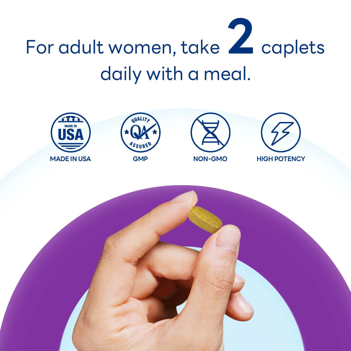 Ultra 360 Multivitamin for Women with Herbs & Collagen, Energy & Beauty Support, 180 Caplets