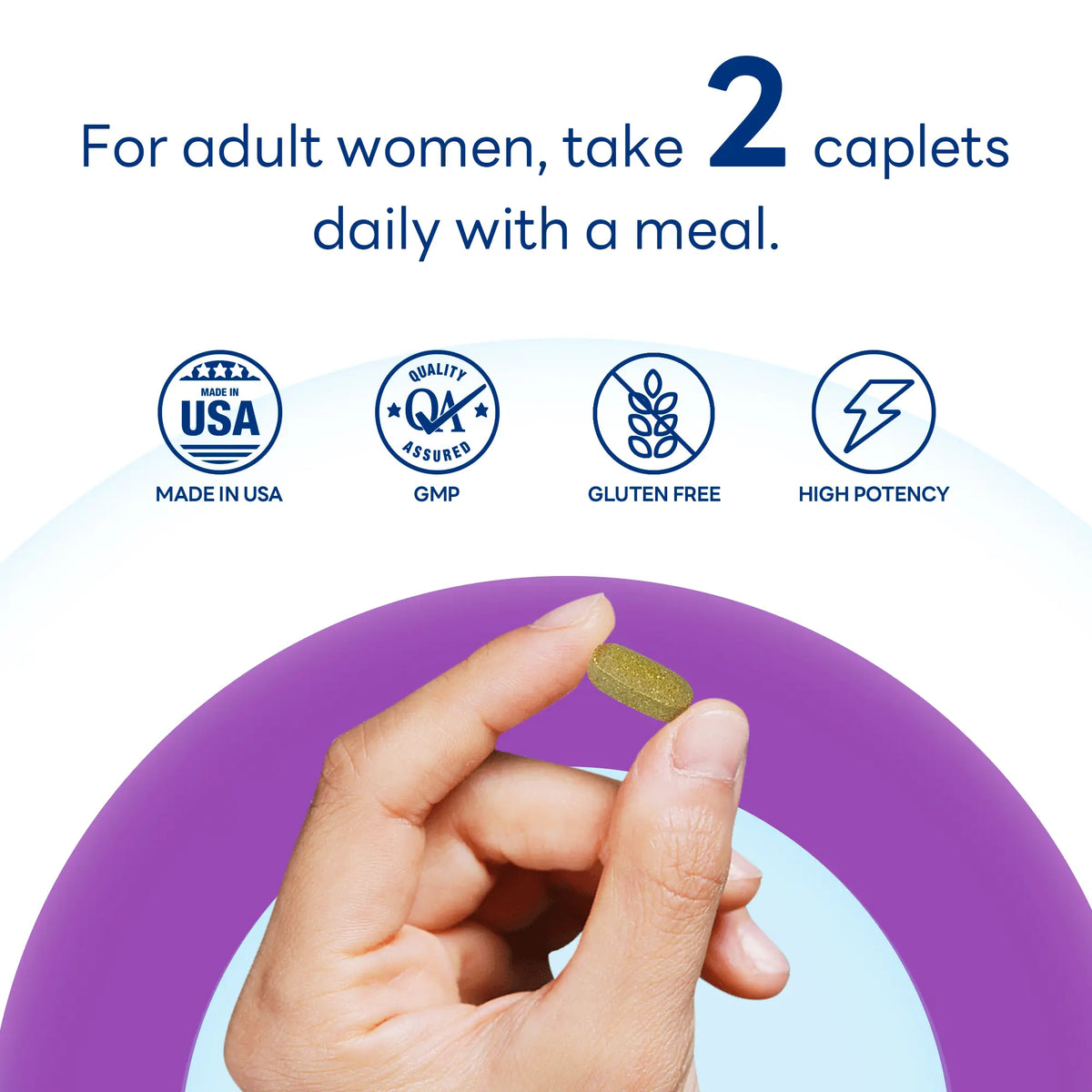 Ultra 360 Multivitamin for Women 50+ with Minerals & Herbs, Menopause & Energy Support, 90 Caplets