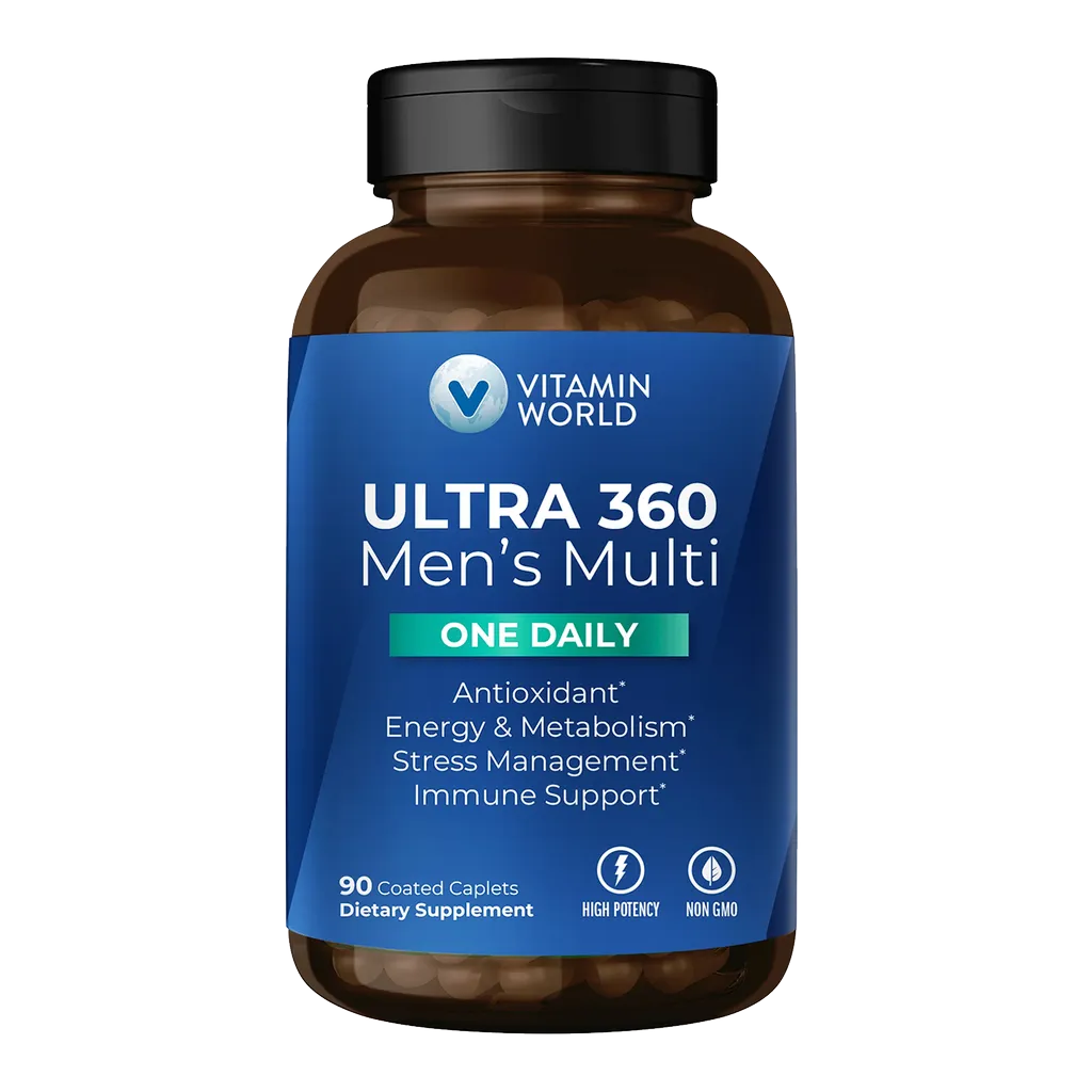 ULTRA 360 Men's Once Daily Multivitamin - 90 Caplets