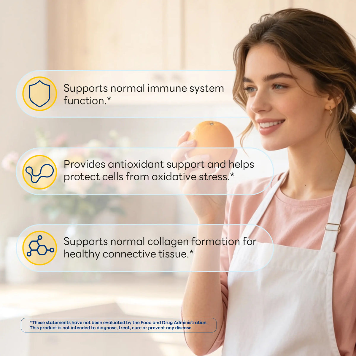 Vitamin C 1,000 mg with Citrus Bioflavonoids, Immune & Antioxidant Support, 100 Vegetarian Capsules