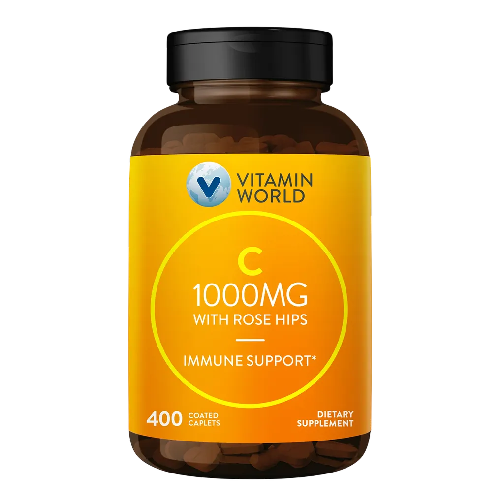 Vitamin C with Rose Hips 1000mg - 250ct