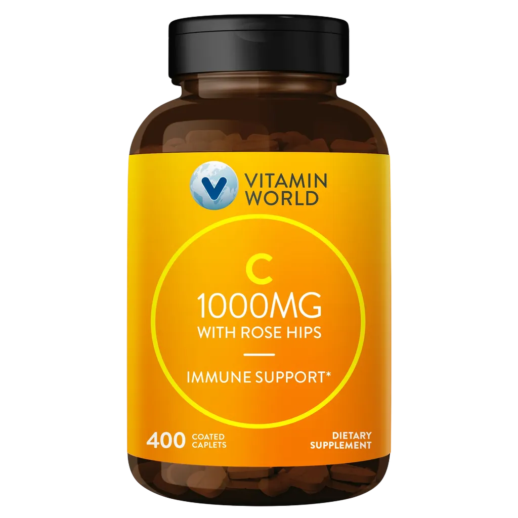 Vitamin C with Rose Hips 1000mg - 400ct
