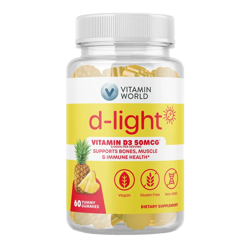 d-light Vitamin D3 (2,000IU 50mcg  Gummy | 60ct
