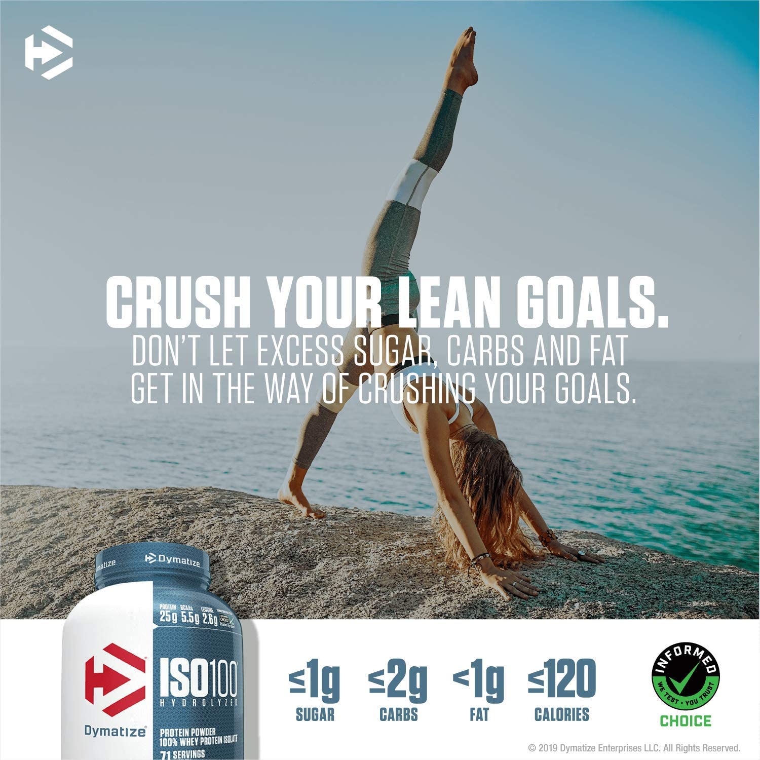 ISO-100® Whey Protein Isolate Gourmet Chocolate