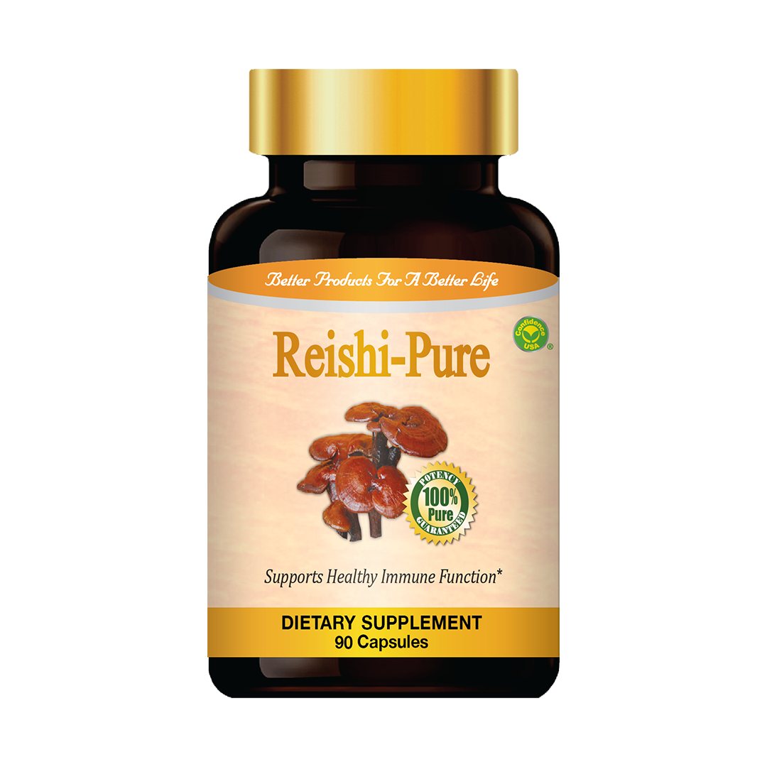 Reishi Pure Immune Support, 1000mg, 60 Capsules, by Vitamin World