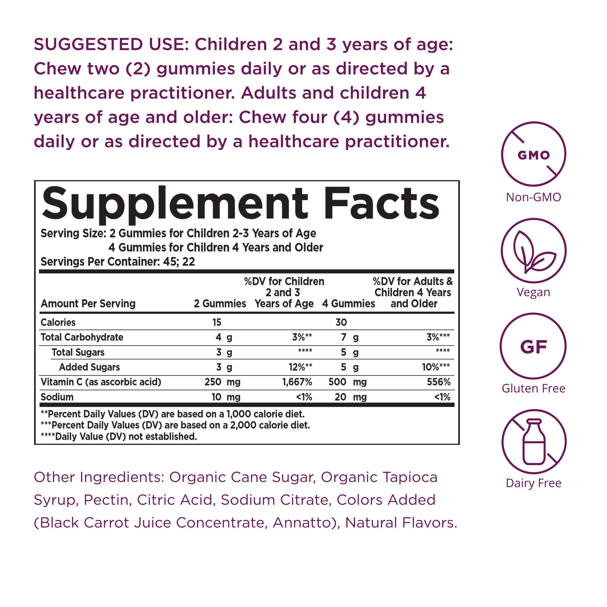 U-Cubes™ Children's Vitamin C Gummies