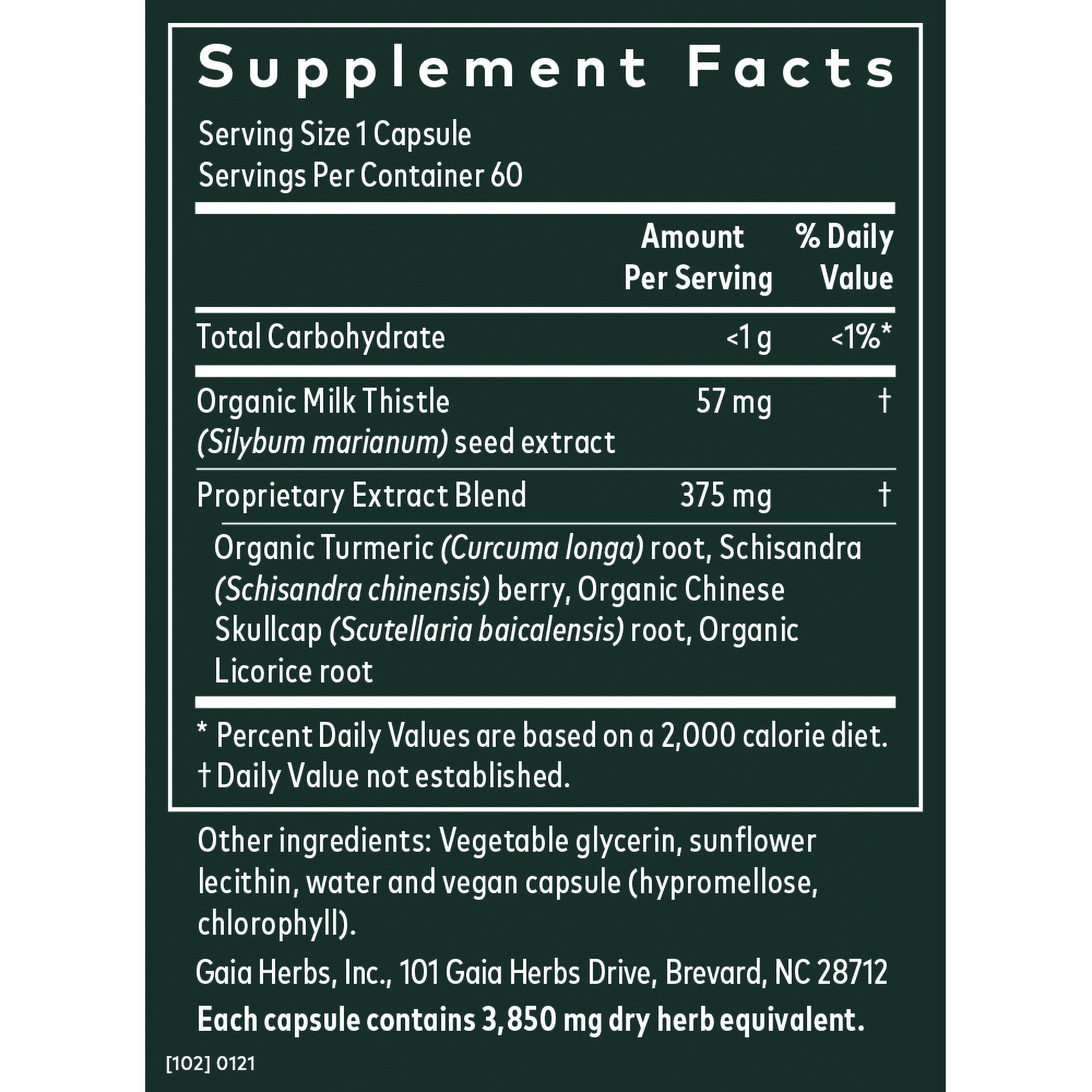 Liver Health - Supplement Facts