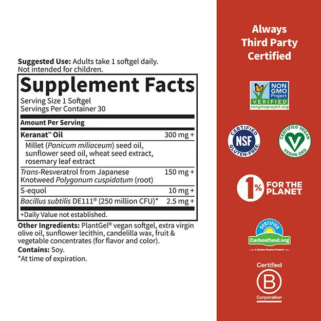 GOL Herbals Menopausia + Cabello 30ct