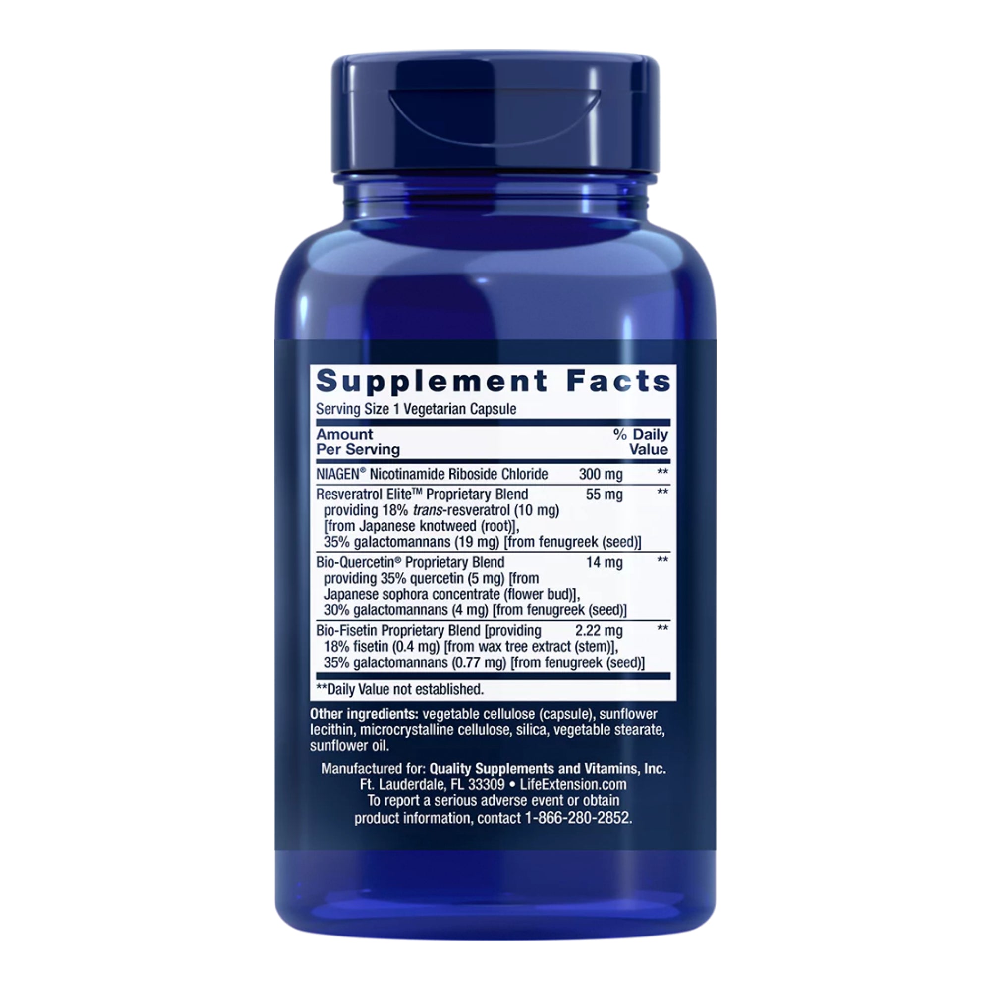 Regenerador celular NAD+™ y Resveratrol Elite™ 30 unidades