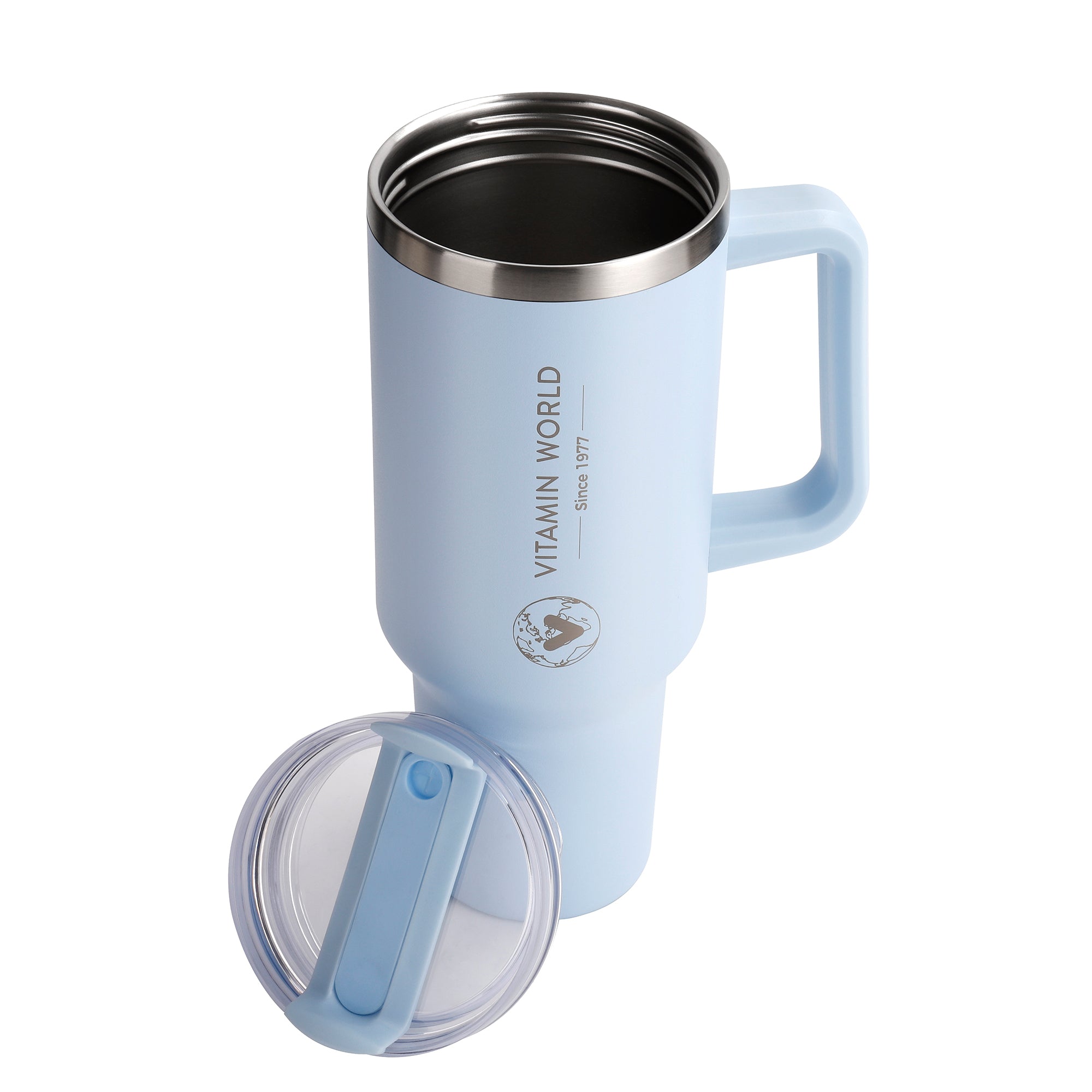 Tumbler With Straw Blue 40oz
