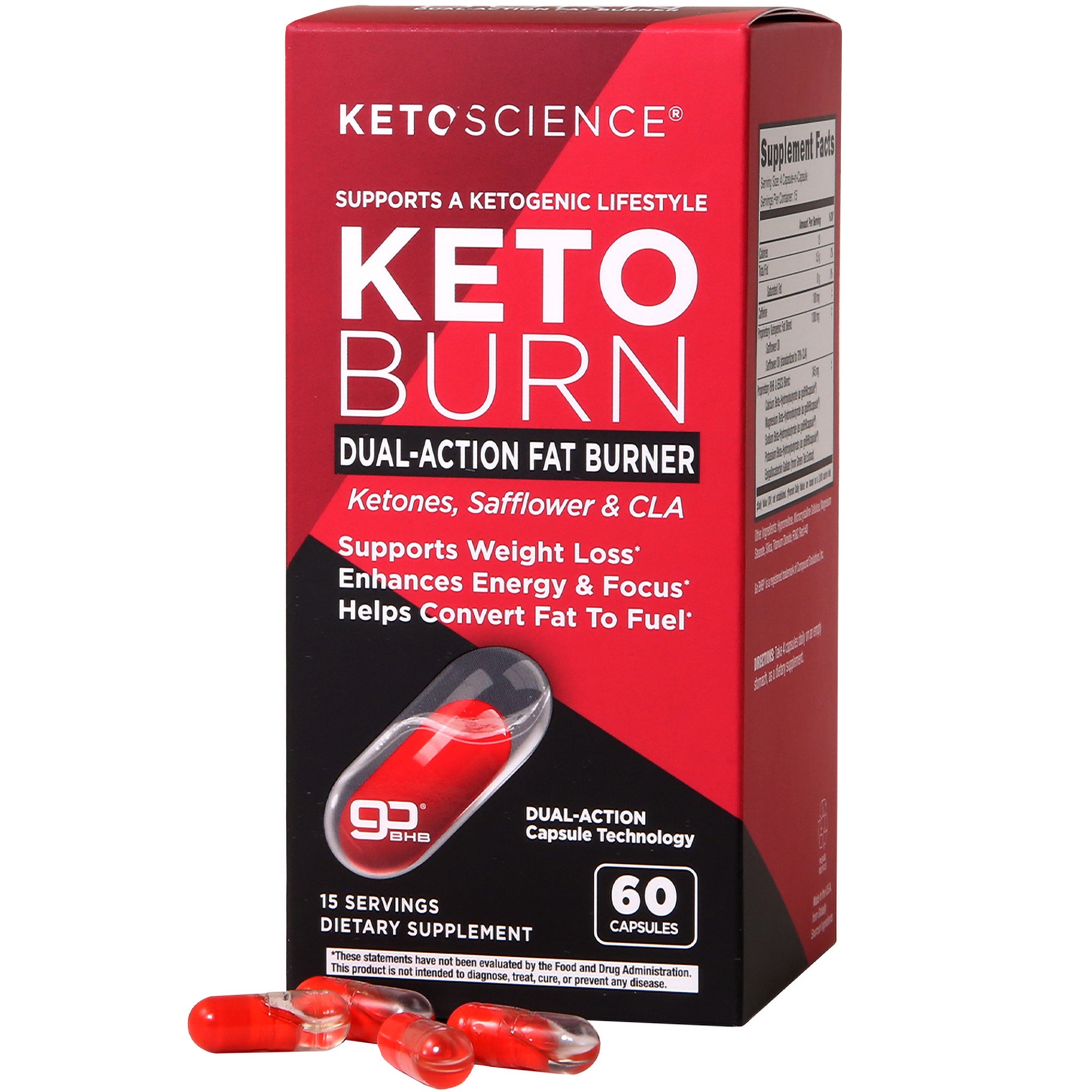 Cápsulas Keto Burner de doble acción