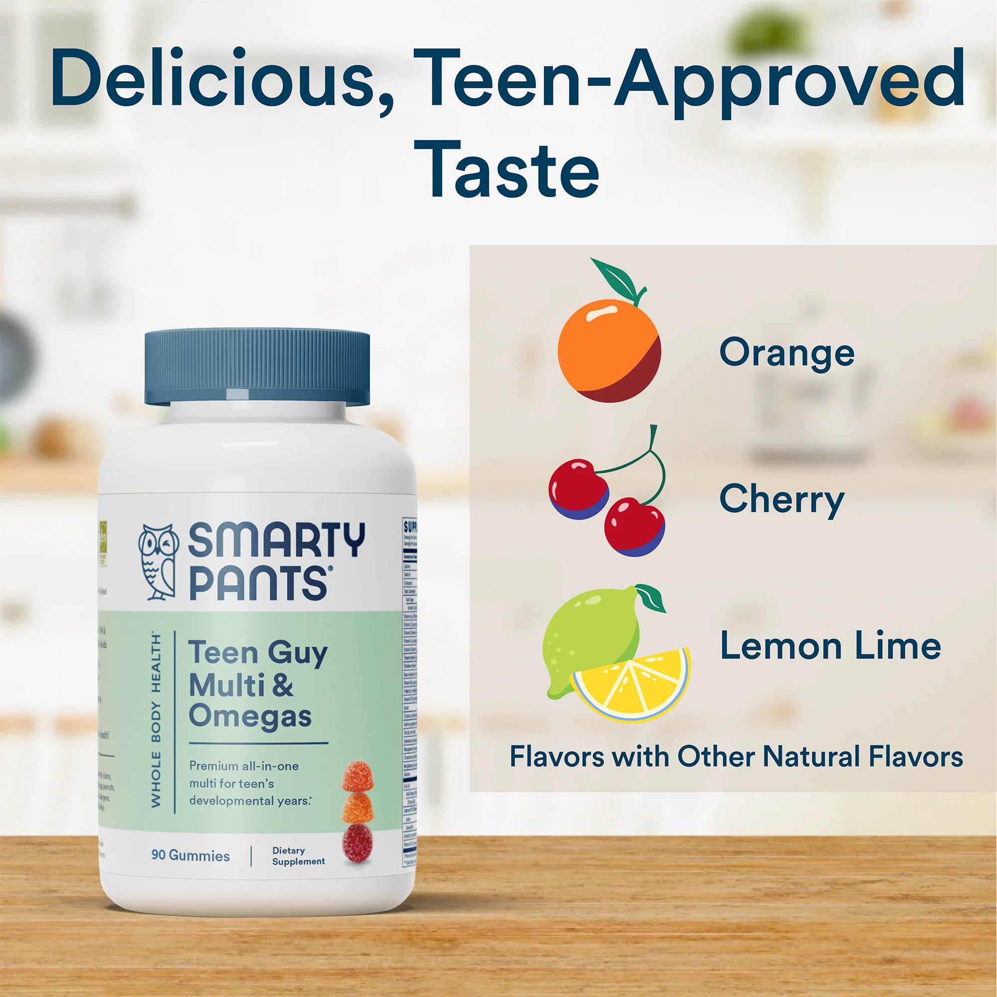 Teen Guy Formula Gummy Multivitamin 90ct - Delicious, Teen-Approved Taste