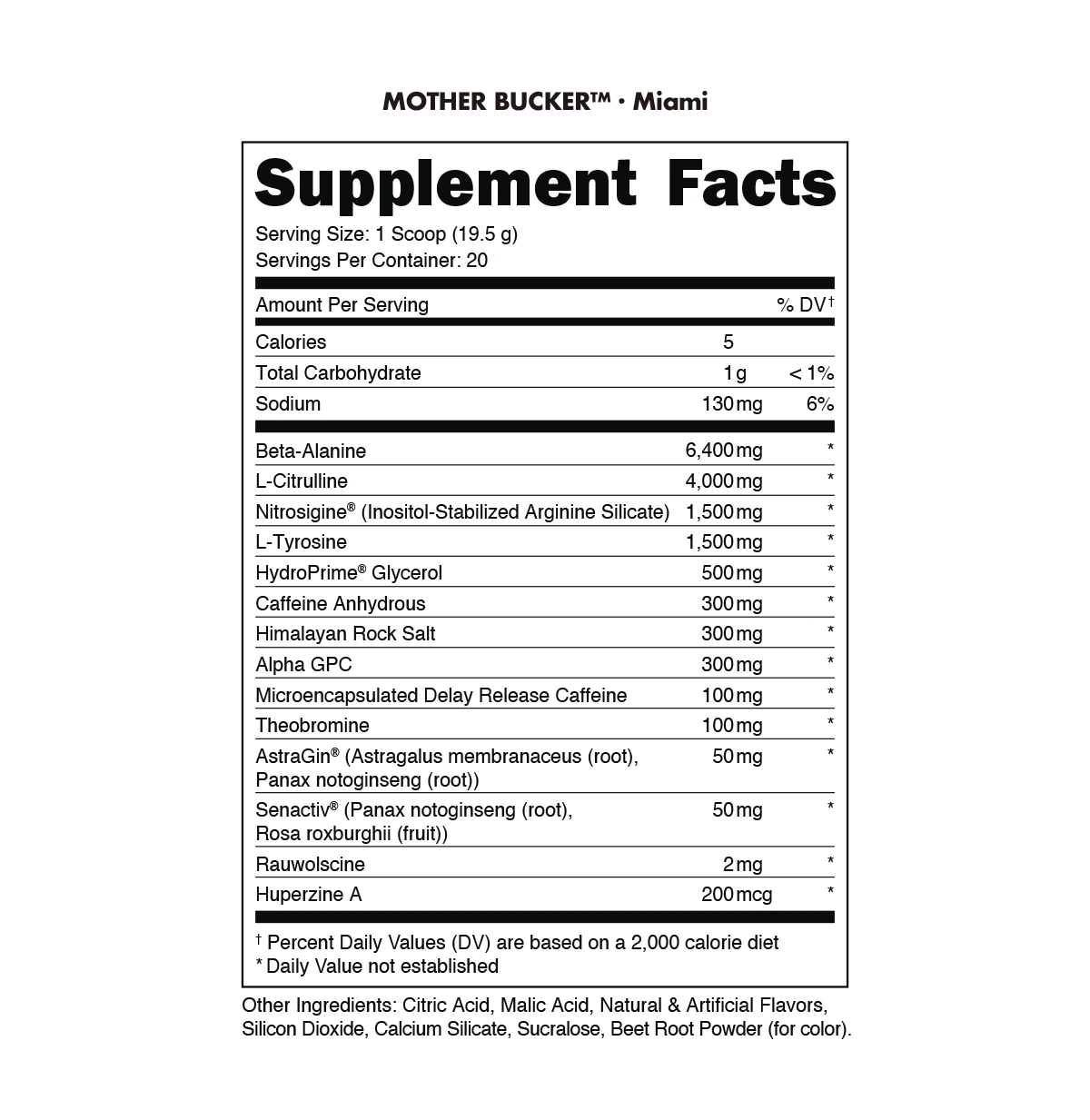 Dm.Madre Bucker Pw Mia.390.Pd