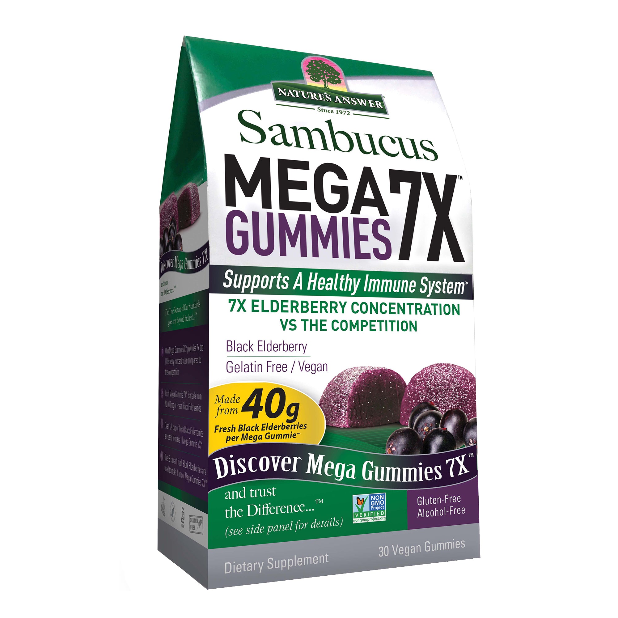 Gomitas Mega Sambucus de Nature's Answer 7x