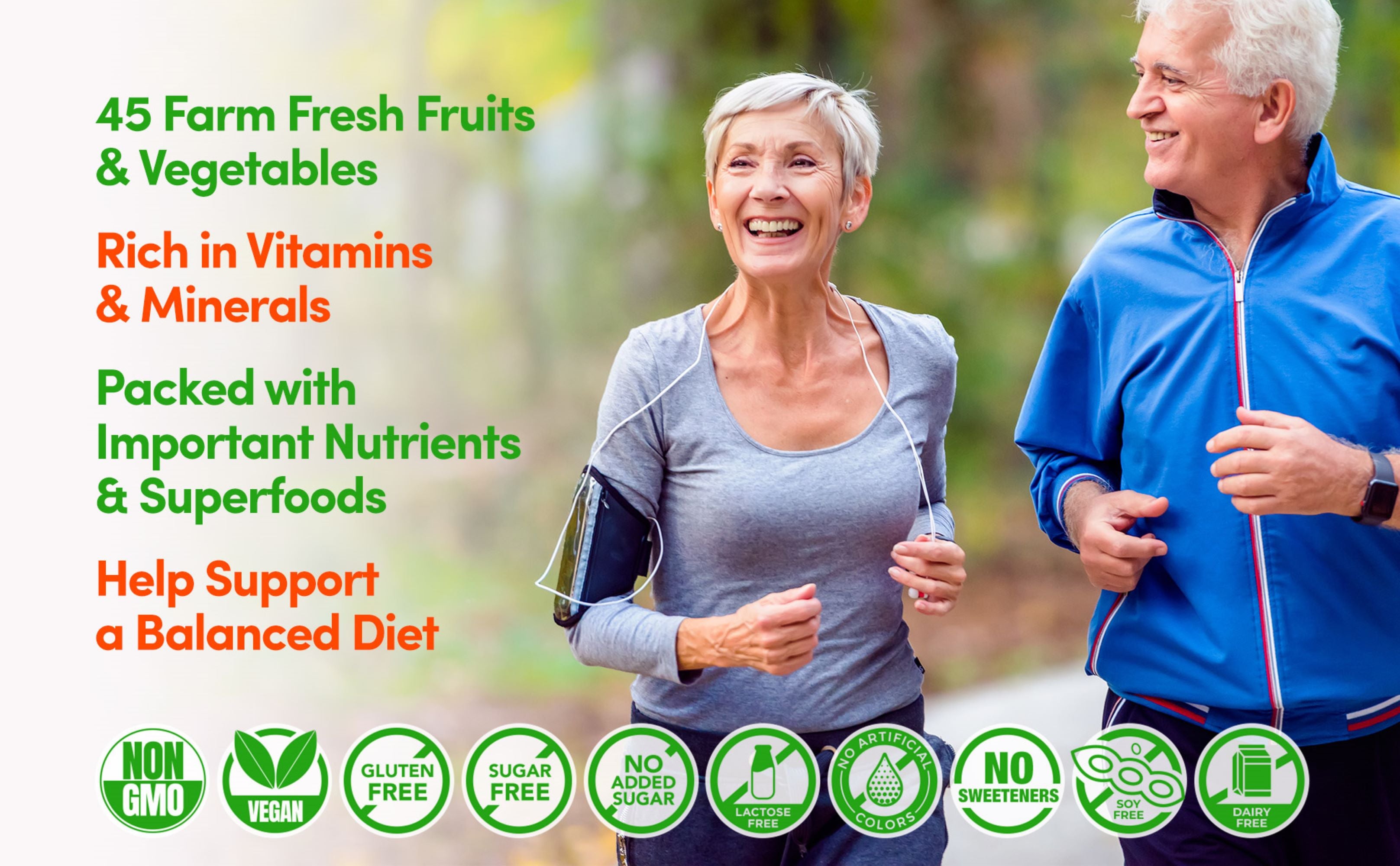 Súper frutas y verduras