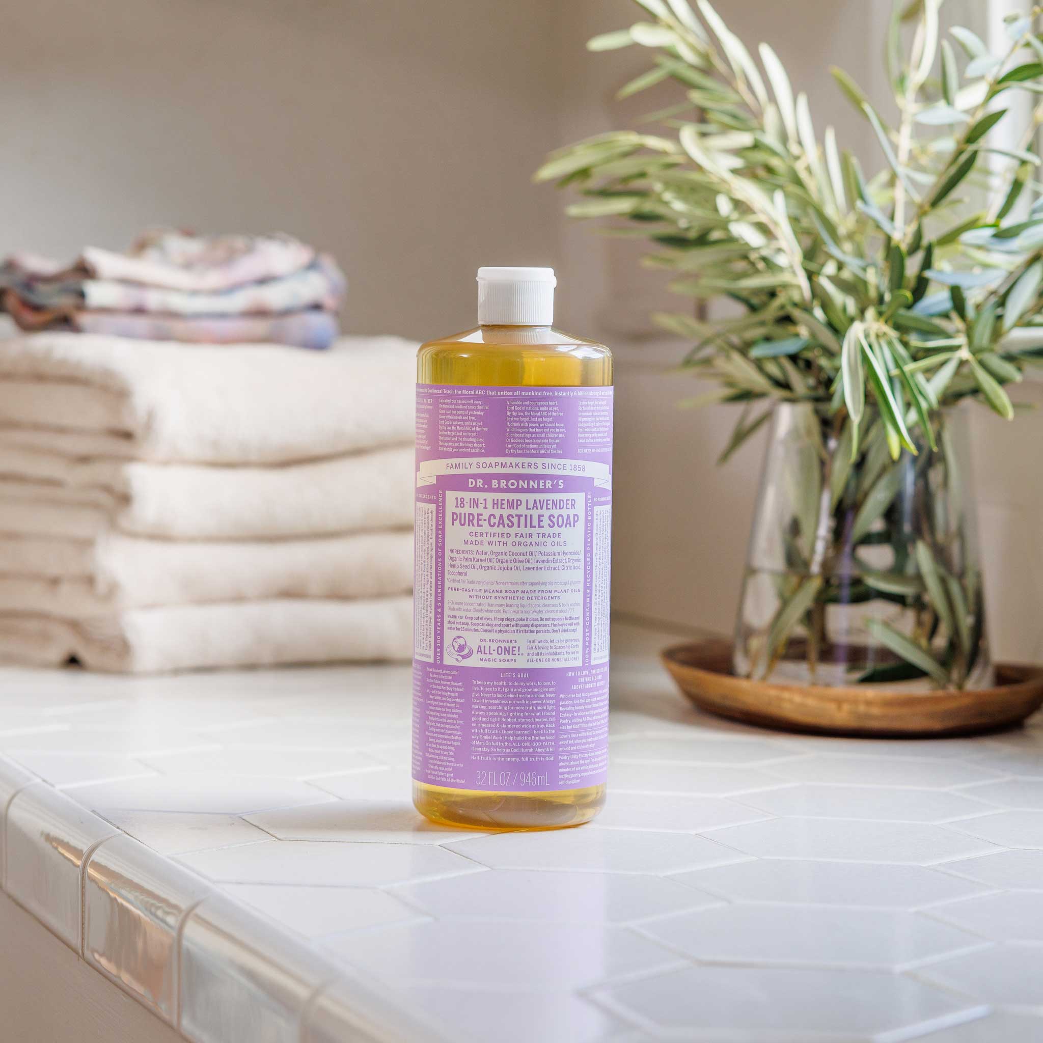 Dr. Bronner's Liquid Pure Castile Soap Lavender