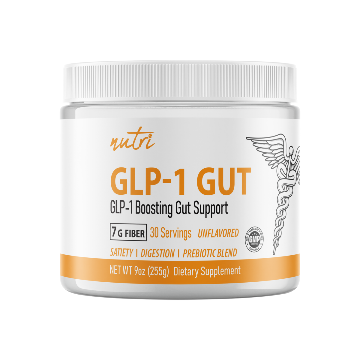 GLP-1 Gut Support Fiber Boost Unflavored Tub