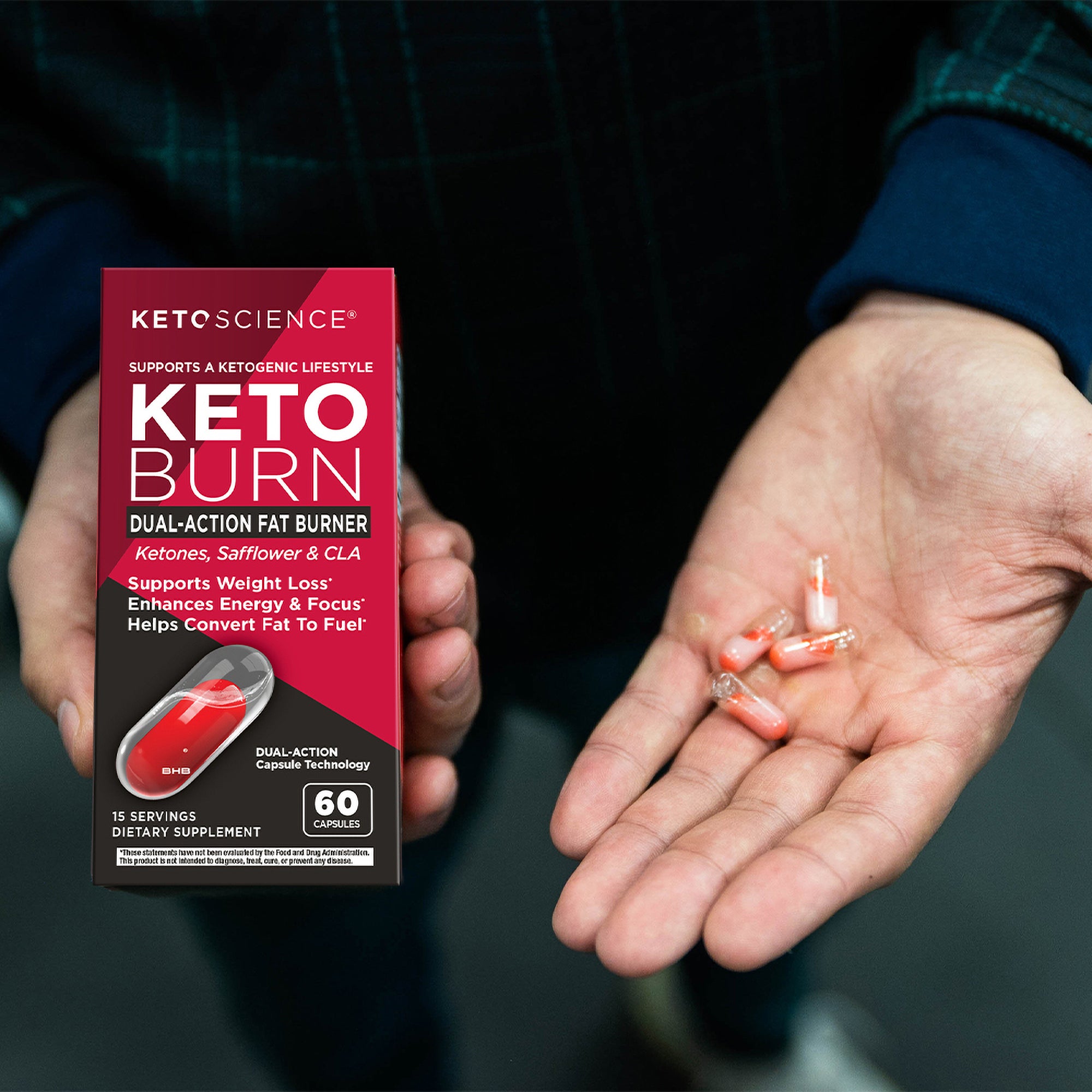 Cápsulas Keto Burner de doble acción