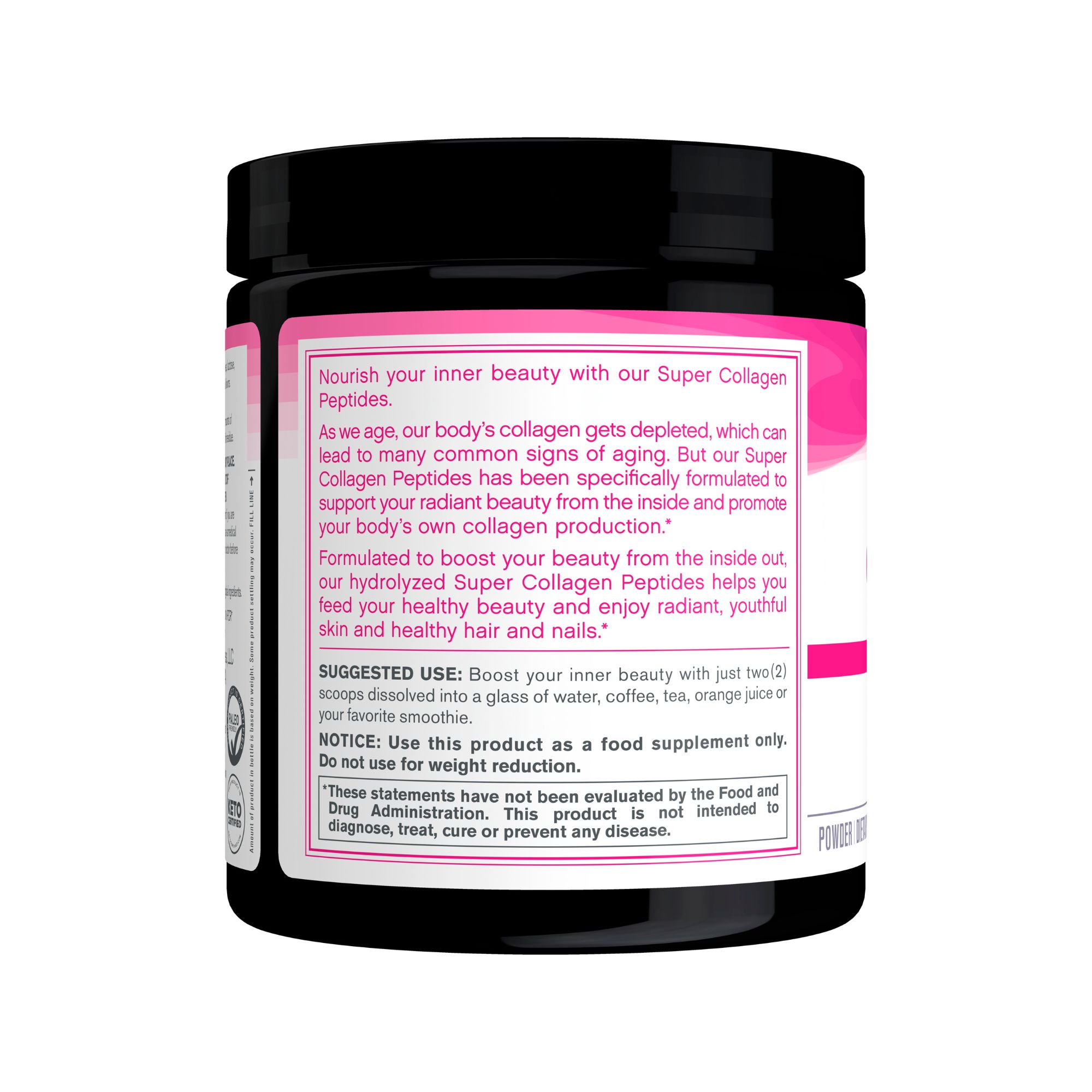 Péptidos de súper colágeno tipo 1 y 3