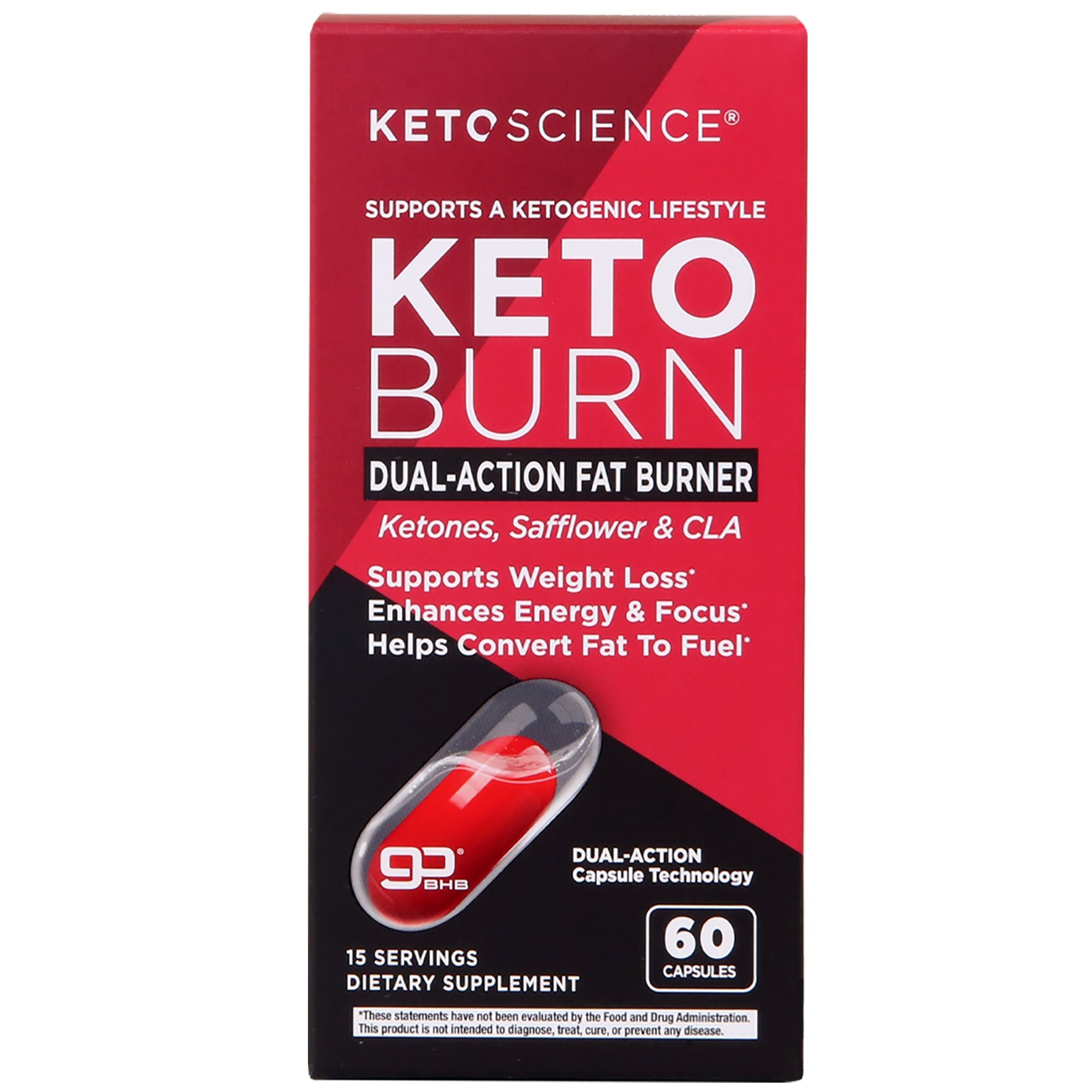 Cápsulas Keto Burner de doble acción