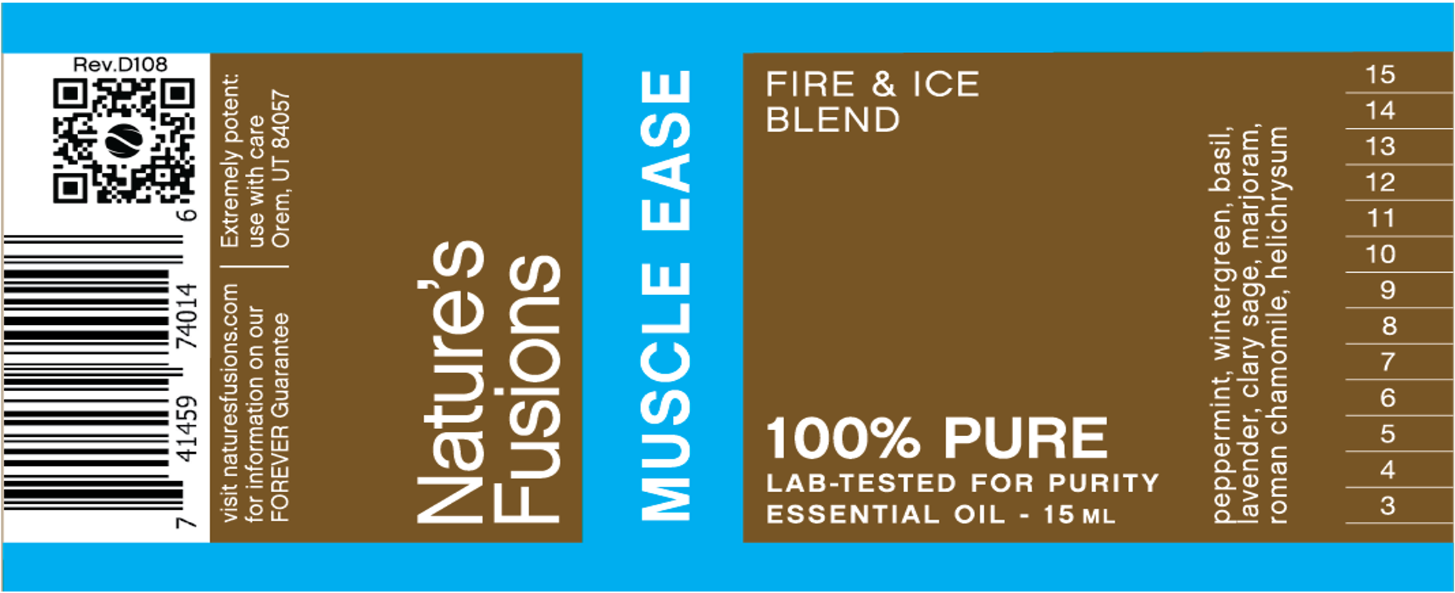 Muscle Ease Essential Oil Blend, 15 mL