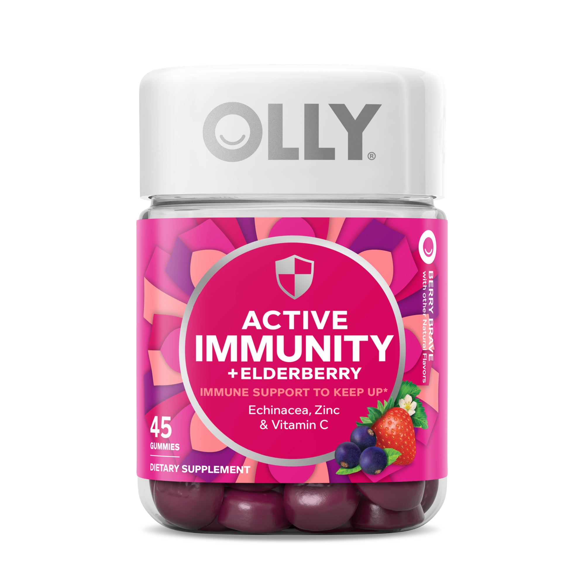 OLLY Active Immunity + Elderberry Berry Brave Gummies